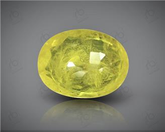 Natural Heated & Treated Yellow Sapphire Certified  4.22 CTS (0218)